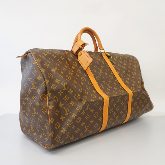 Auth Louis Vuitton Monogram Keepol 60 M41422 Men,Women,Unisex Boston Bag,Handbag - Picture 2 of 13